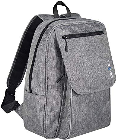 Rixen & Kaul Unisex – Erwachsene Rucksack zum Anklicken Freepack City Klickfix, Grau, 26 x 38 x 15 cm, 18 Liter