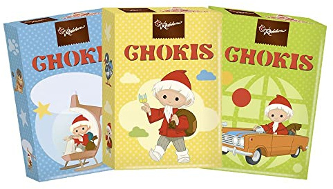 Rotstern Chokis Sandmann + Co. Vollmilch-Schokoladenbohnen – Bunte Schokolinsen mit feiner Vollmilchschokolade – Nostalgischer Snack für Jung & Alt