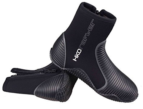 Hiko Neoprenschuh Rafter Hoch warm 5mm Wassersport Kajak Kanu SUP Surfen Rafting, Schuhgrößen:7