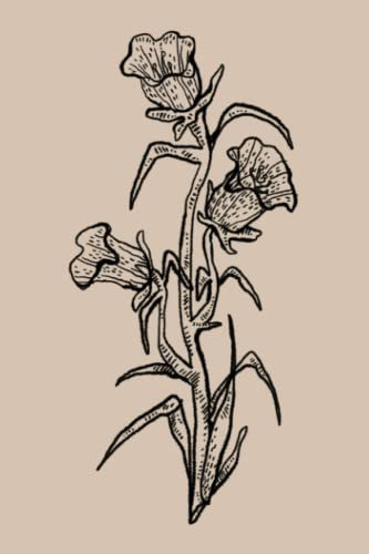 Bellflower: Dot Grid Journal Notebook (6x9 inches) with 120 Pages