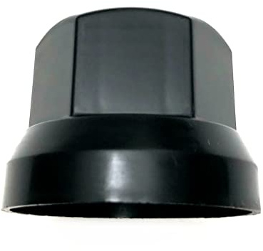 MelTruck 20x Radmutterkappen für LKW Schrauben – Kunststoff, Ø32 mm, Schwarz – Schutz & Dekoration (20, Schwarz, Höhe: 41 mm)