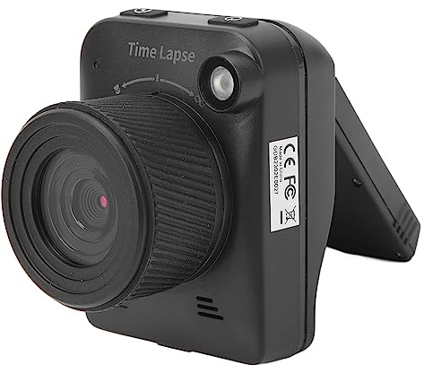 Time Lapse-kamera Utomhusbyggnadsanläggning Tillväxt Vädersäkerhet, Professionell 4K HD 2.0in LCD-videokamera IP66 Vattentät, 6 Månaders Batteritid, Flera Fotograferingslägen