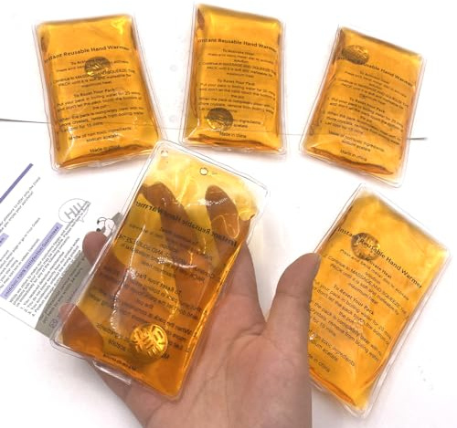 Paquetes de calor instantáneo reutilizables, calentadores de manos de bolsillo, almohadilla térmica de gel caliente/frío Snap It para adultos y niños, almohadilla caliente instantánea, compresión