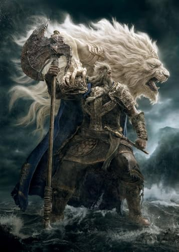 Displate Elden Ring Metal Poster Magnetische Befestigung Offiziell Lizenziert Bilder Lands Between - Godfrey Poster 67,5x48cm