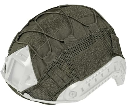 ATAIRSOFT Tattico softair paintball militare caccia casco copertura panno in nylon per casco rapido BJ/PJ/MH (OD)