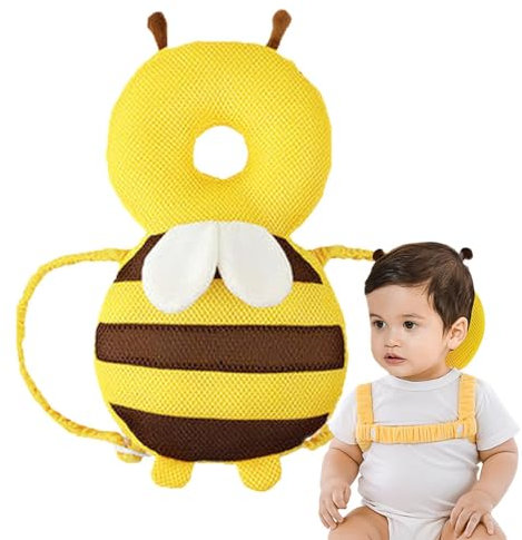 Baby Head – Cuscino di sicurezza per bambini | Testa di protezione zaino zaino in cotone anti-caduta multifunzionale morbido cuscino protettivo traspirante regolabile