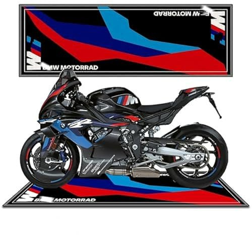per B&MW S1000RR S1000R R1250GS R1300GS Pad assorbente dell'olio del tappeto del garage del tappeto della motocicletta, tappeto antiscivolo impermeabile della motocicletta