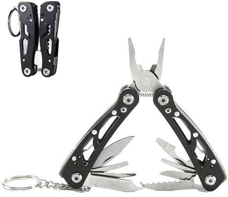 ZYEKIU Multitool 12 in 1 Gadget Couteau Multifonction Pince Multifonctions