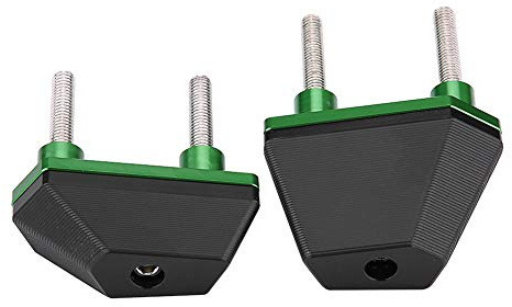 Pair Motorcycle Frame Sliders Falling Crash Pad Protector for Z800 Z1000 Z750 Green (Green)