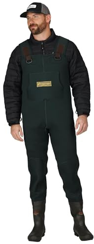 FROGG TOGGS Men's Amphib Bootfoot Neoprene Cleated Chest Wader, Cleated , 12