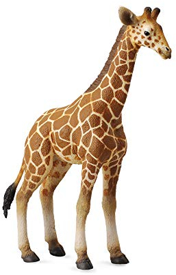 Collecta Wildlife retikulierte Giraffe, Kalbs-Spielzeugfigur, authentisch, handbemalt