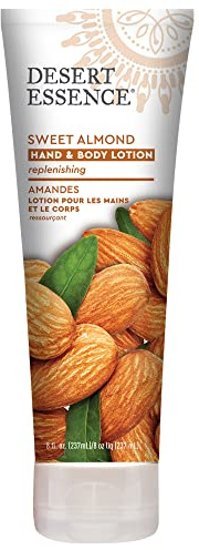 Desert Essence Hand and Body Lotion, Sweet Almond, 8 oz