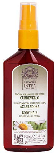 Camomila Intea - Loción spray aclarante del vello - Cubrevello - Especial para decolorar vello facial y corporal - 100 ML