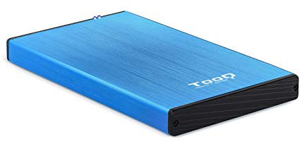 CAJA HDD TOOQ TQE-2527BL 2.5´´ SATA USB3.0/3.1 9.5MM GEN1 AZUL
