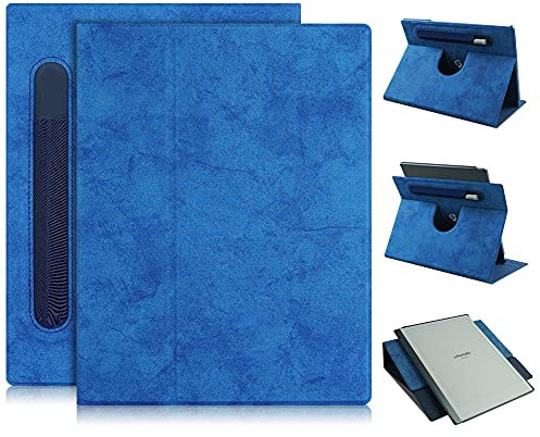 TOPCASE Case Compatible with Remarkable 2 10.3 2020 Released,PU Leather Lightweight Stand Smart Folio Cover for Remarkable 2 Paper Tablet,Dark blue