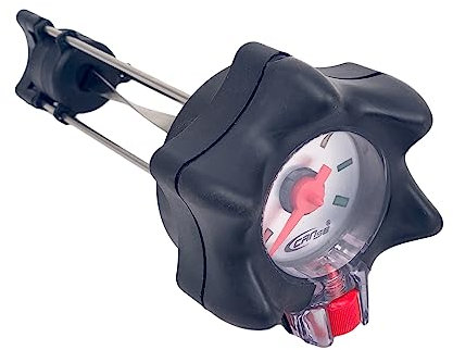 GATE14® Tappo per Serbatoio Carburante con Misuratore di Livello Meccanico a Lancetta H 20 cm
