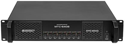 OMNITRONIC MTC-6408 8-Kanal Endstufe | Class D Mehrkanal-PA-Verstärker mit Schaltnetzteil, 8 x 800 W RMS (4 Ohm), 8 x 400 W RMS (8 Ohm)