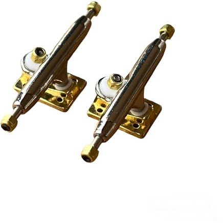 LEEFAI Trucks Pro Touche 32/34/36 mm 4.0 - Placa base V2 mejorada con placa base de material, color y tamaño (34 mm, dorado)