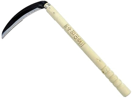 Hoz japonesa de acero al manganeso en forma de media luna 180 mm