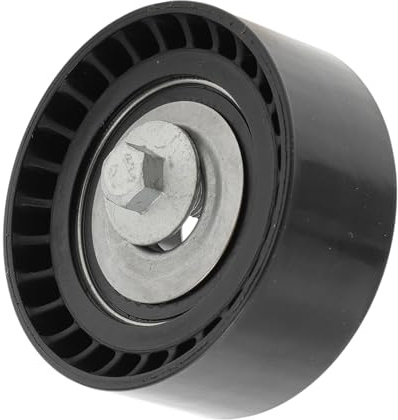 Motoforti Drive Belt Idler Pulley for Ford Transit 2006-2014 Serpentine Tensioner Pulley Idler No.6C1Q19A216AA Plastic Black 1 Pcs