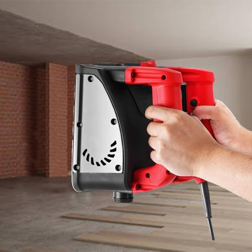 Electric Wall Paint Scraper with Steel Blades, Handheld Concrete Shaver for Efficient Paint and Putty Removal, Ideal for Wall Repair and Renovation