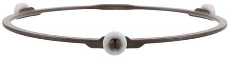 Mobestech Anneau de Plateau Tournant pour Micro-Ondes 158 CM Rouleaux Robustes Support Antidérapant Compatible Divers Modèles Accessoire de Rechange Cuisine Pratique et Silencieuse