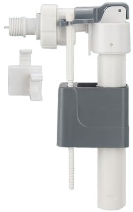 FACAIIO Toilettes murales dissimulées à quatre points pour valve d'entrée d'eau avec support droit, entrée filetée de 10,2 cm, filtre intégré, caché pour l'eau pour réservoir