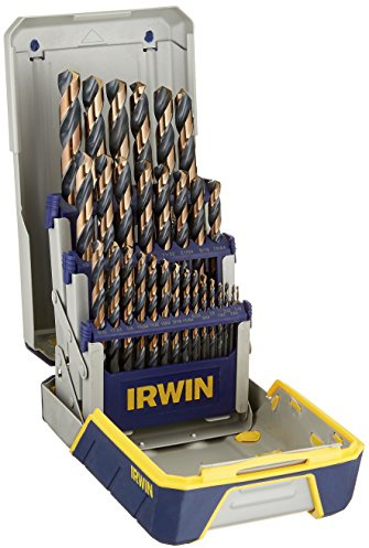 Irwin Tools IRWIN Drill Bit Set, High-Speed Steel, 29-Piece (3018005)