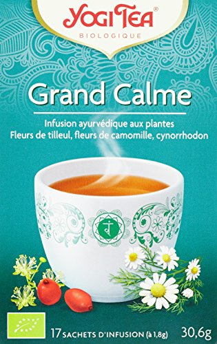Yogi Tea Infusion Bio Grand Calme la boîte de 17 sachets