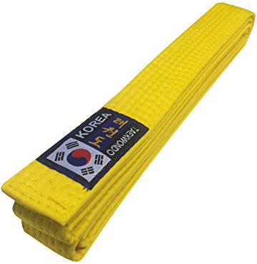 Budodrake Korea Taekwondo Gürtel gelb (260)