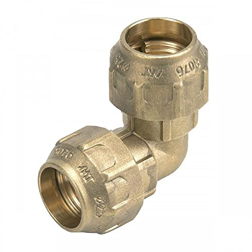 RIEGOPRO Codo Igual 90º Fabricado en Latón. Utilizado para sortear esquinas con las Tuberías de Riego de Polietileno. Disponible en 20mm, 25mm, 32mm, 40mm, 50mm y 63mm (20mm)