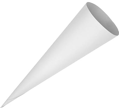 Stick & Style Geschwistertüten Rohling aus Pappe 35 cm