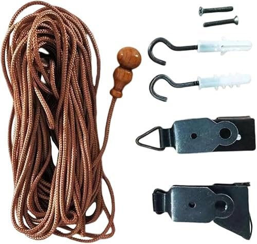 Cabilock Curtain Lifter Cord Replacement Roller Shade Accessories Window Blind Repair Parts 2.16X1.37X0.59In Indoor Home Office Use