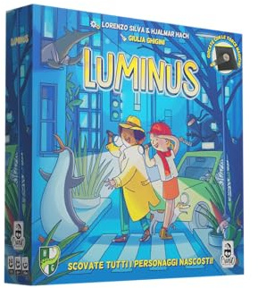 Cranio Creations – Luminus - Scovate Tutti I Personaggi Nascosti nel Buio! – 1-5 Giocatori - 15 Min – Gioco per Famiglie – Età 6+ - Edizione in Lingua Italiana