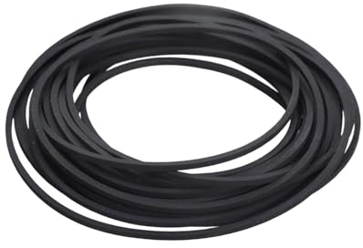 Gummi-Antriebsriemen für Kassettenrekorder, Video-Player, 20-teiliges Set, robust und stabil, gemischte Größen, 70–100 mm Breite, 1,2 mm Kassettendeck-Riemenscheibe Ersatz