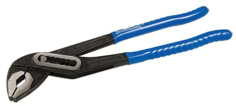 Silverline Tools PL22 - Alicates de cremallera con mandíbula pequeña 250 mm - Mandíbula 40 mm, azul