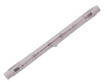 Halco Lighting Technologies Q100T3C T8U2FR12/850/DIR/LED 107182 130V 100W T3 CL R7s Prism Incandescent Bulbs, 118mm