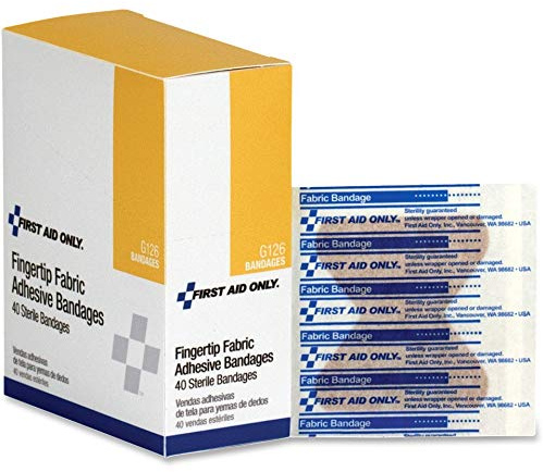 First Aid Only - G126 Fingertip Fabric Bandage, 40 Count