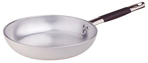 Pentole Agnelli Aluminium Straight Frying Pan 5 Mm. Thick With Cool Handle, Diameter 40 Cm.