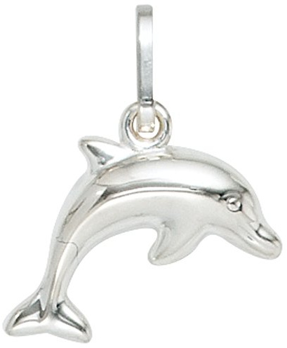 Jobo Kinder-Anhänger Delfin aus 925 Sterling Silber 11 mm