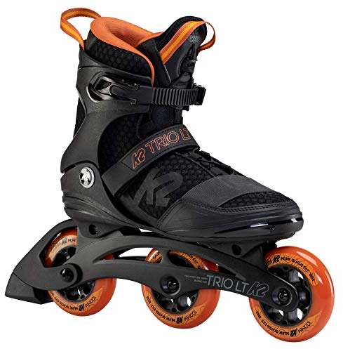 K2 Skates Unisex Inline Skates Trio LT 100, Black - orange, 30F0129.1.1.110