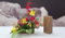 Agra Wool Brick - 100% Natural Floral Foam, Wet and Dry Foam Blocks (5 Bricks)