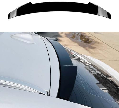 YMXFKY ABS Heckspoiler Hinten Kofferraum Fenster Dach Spoiler Dachspoiler für BMW X6 F16 2015 2016 2017 2018 2019 Auto Karosserie Styling Außen Zubehör,Glossy Black