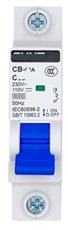 TJXADNEV Disjoncteur AC et DC CB-60A disjoncteur 1P Communication dédié 12V 24V véhicule électrique DC110V(63A)