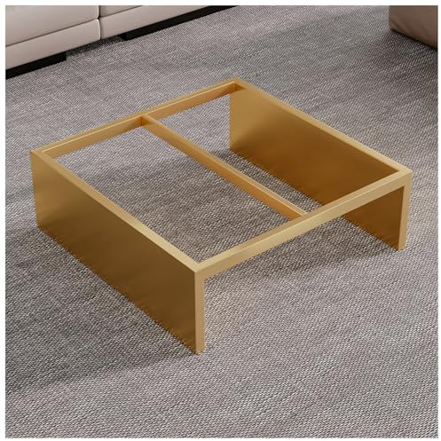 bacedifo Gambe per Tavolo in Metallo Quadrata/rettangolare Struttura Completamente Saldata Acciaio Rinforzato Design Curvo Altezza 10.6 Capacità di Carico 100 Kg