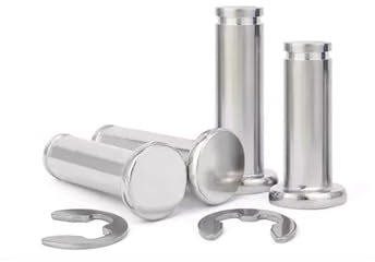 Pasador cilíndrico de posicionamiento cabeza plana ranurada acero inoxidable 304 / anillo elástico M3M4M5M6M8M10(50set M6x45)