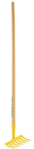 True Temper KGRM Kids 7.5 in. Steel Head Garden Rake with 42 in. Hardwood Handle