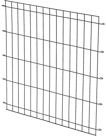 MidWest Homes for Pets Dog Crate Divider Panel for 61 cm Crates, Adjusts Living Space, Fits MidWest Cage Models 1524, 1524DD, 1924, Black E-Coated, 1524DPN