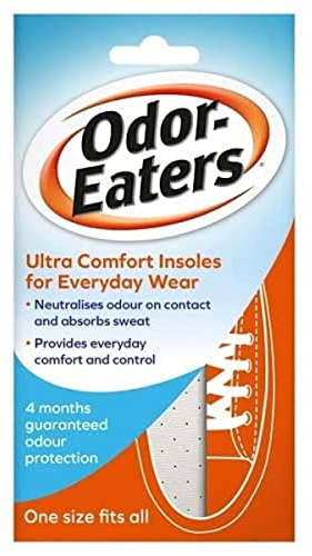 Odor-Eaters Ultra Comfort, Odour-Destroying, Deodorising comfort insoles, for everyday wear