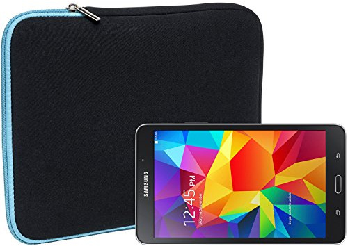 Slabo Skyddsfodral för surfplatta för Samsung Galaxy Tab 4 7.0 SM-T230 fodral skal Phablet av neopren – turkos svart